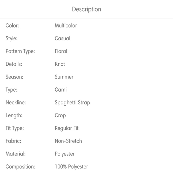 SOLD! SHEIN Tie Shoulder Blouse in Black/Red/Gold Floral Size Small NIB - Picture 13 of 15